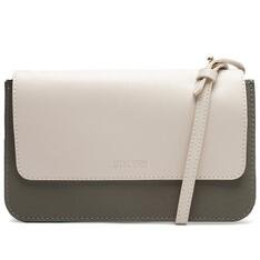 Bolsa Anacapri Marrom Whisky com Off White Retangular