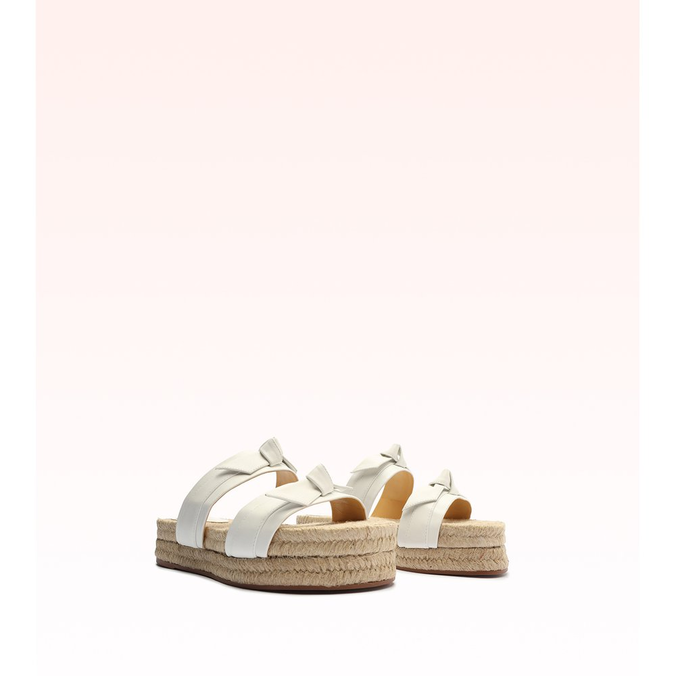 Clarita Espadrille Jute White