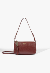 Bolsa Marrom Schutz Transversal Pequena Croco | ZZ MALL