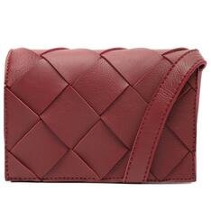 Crossbody Anacapri Vinho Tressê Pequena