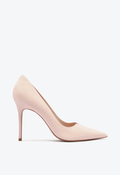 Sapato Scarpin Rosa Claro Schutz Salto Alto Ines Camurça