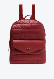 Mochila Vermelha Anacapri Matelassê Linear Grande