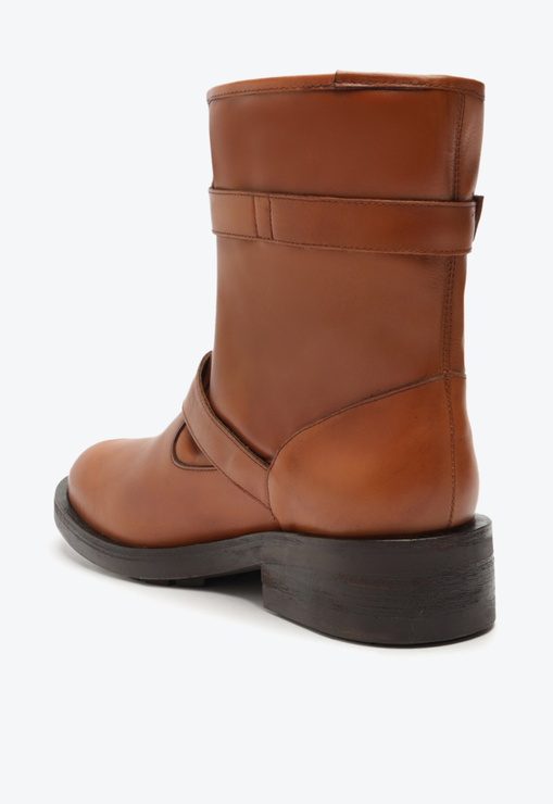 Bota Bronson Couro Marrom