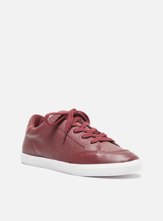 TÊNIS FLATFORM VERMELHO AREZZO CADARÇO