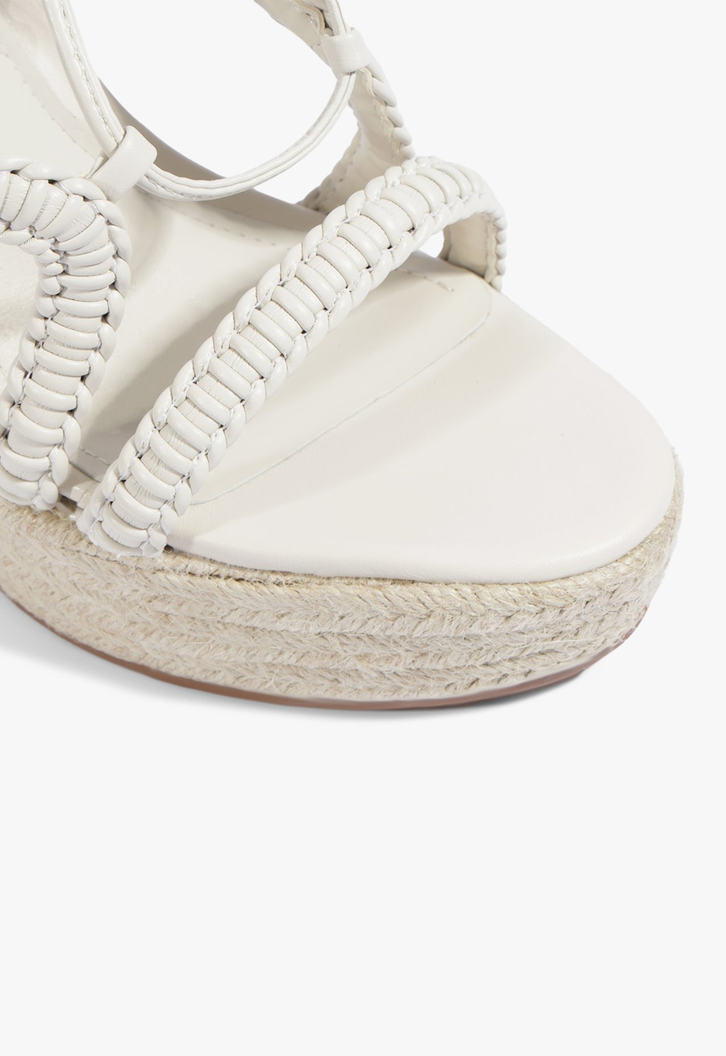 Sandália Lace Wedge Branca