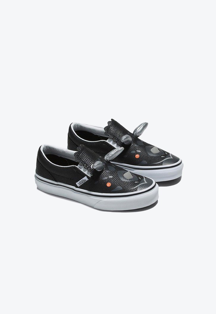 Tênis Vans Slip-On Tricer Dino Black True White Infantil