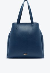 Bolsa Shopping Azul Anacapri Grande Assimétrica