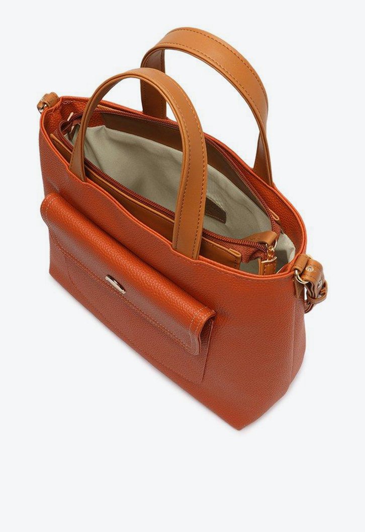 Bolsa Tote Laranja Anacapri Classy Pequena