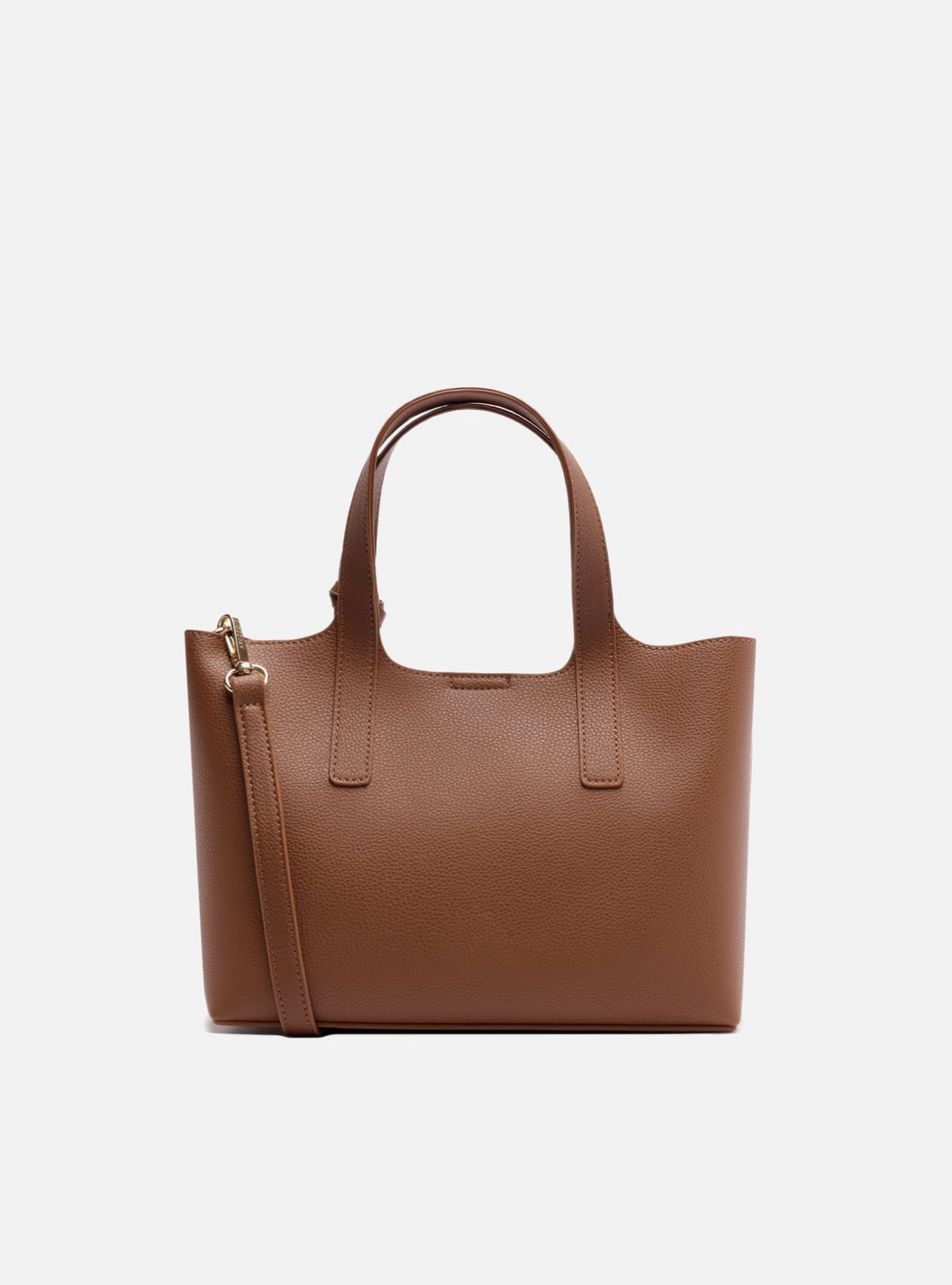 Bolsa Tote Marrom Média Metais | ZZ MALL