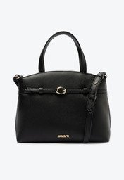 Bolsa Tote Média Saffiano Preta