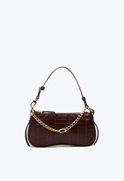 Bolsa Shoulder Vick Pequena Bordô
