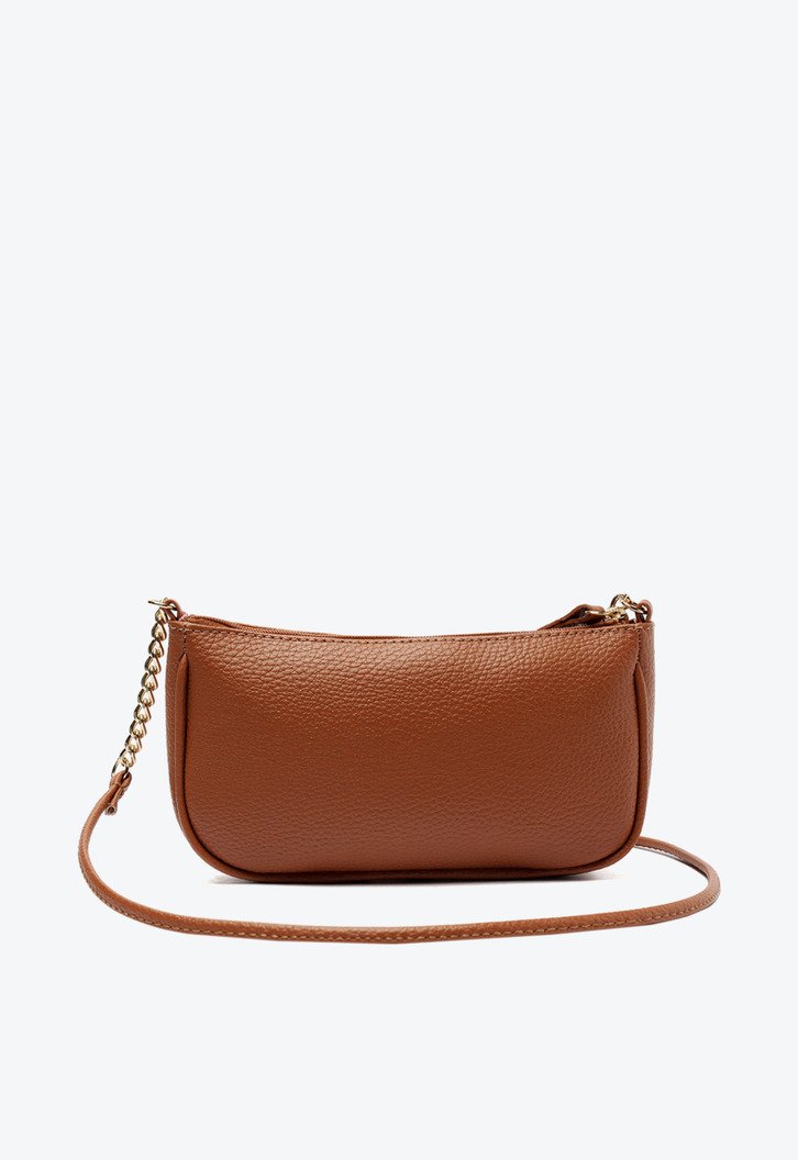 Bolsa Tiracolo Média Fun Marrom