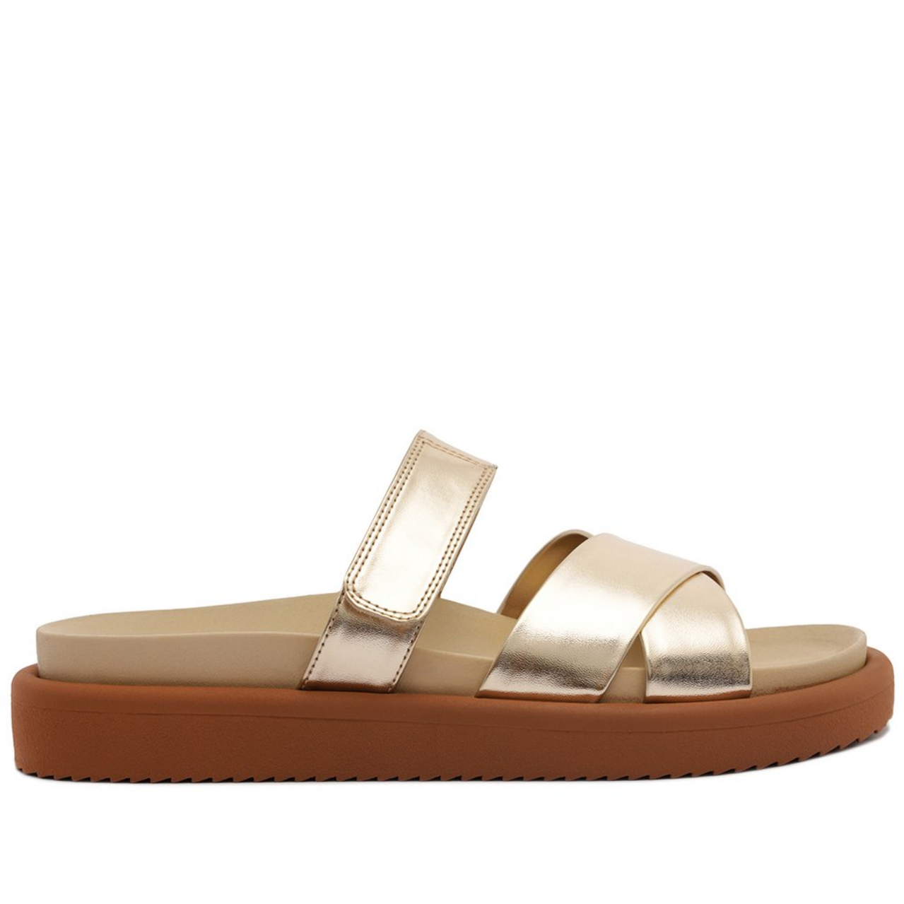 Papete Velcro Marrom