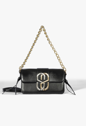 Bolsa Shoulder Bold Couro Preta