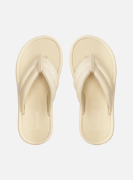 Sandália Off-White Tiras Largas Brizza