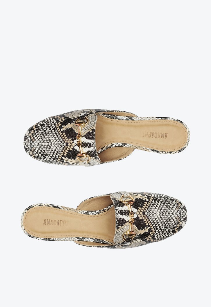 Mule anacapri animal print shop
