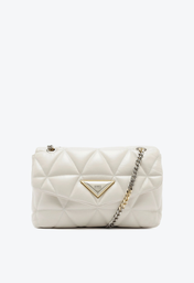 Bolsa Off-white Schutz Shoulder Couro Matelassê