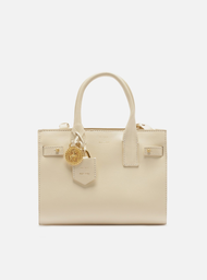 Bolsa Tote Branca Arezzo Couro Média