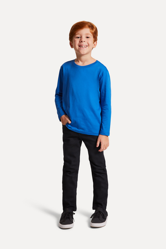 CAMISETA AZUL RESERVA MINI PIMA CORES