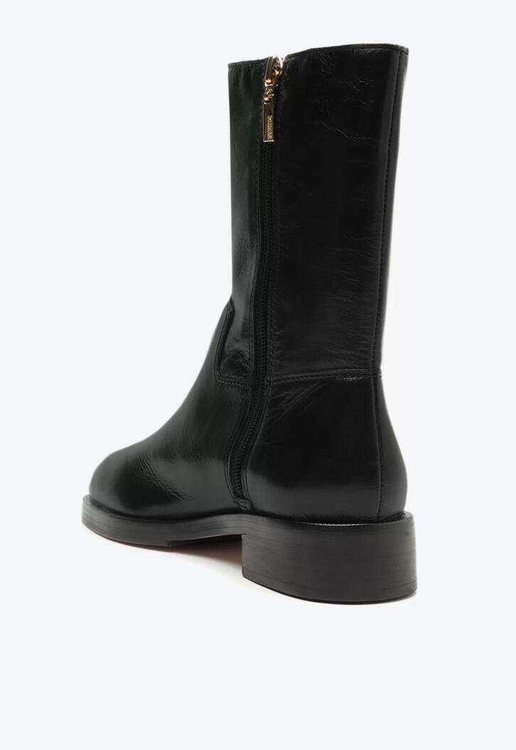 Bota Terrance Couro Preta