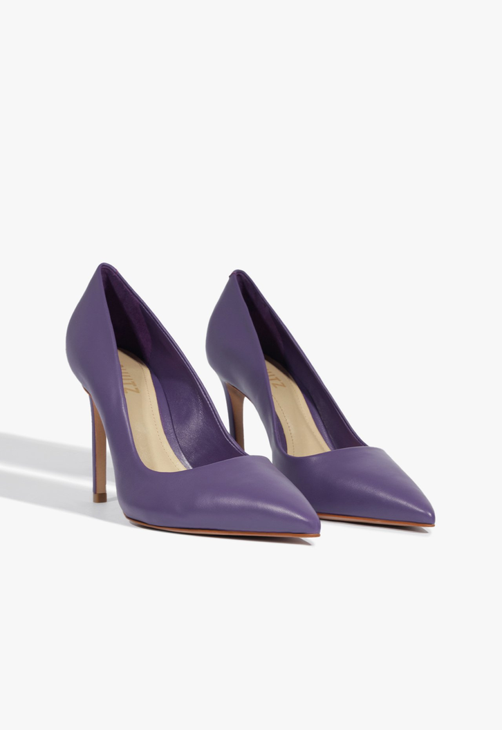 Scarpin Classic Pointy Nobuck Roxo