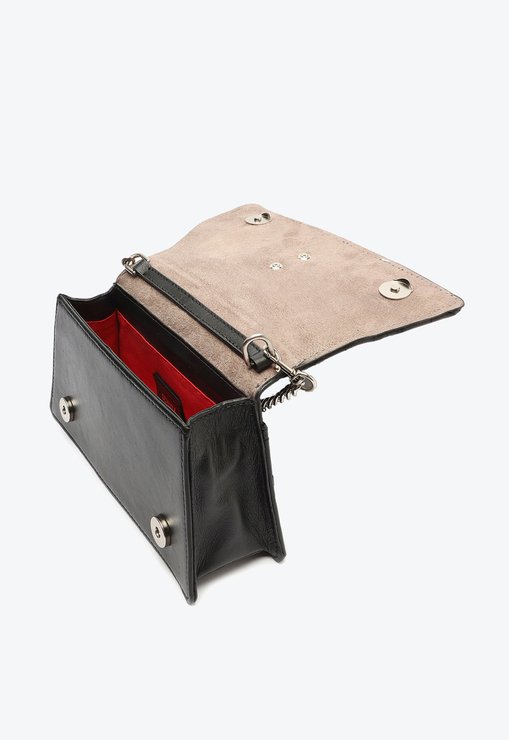 Bolsa Saucy Couro Preta