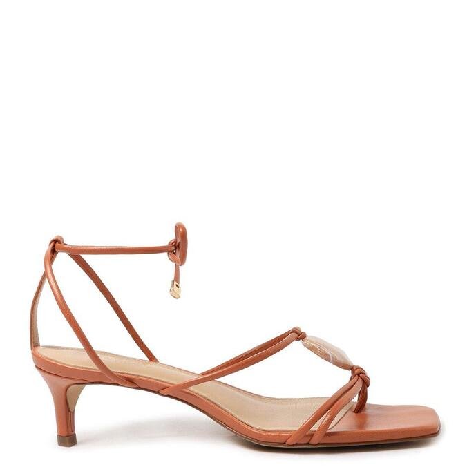 sandalia marrom arezzo