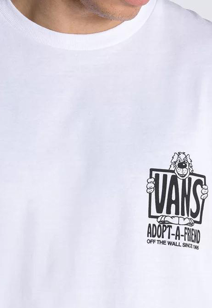 Camiseta Vans Adopted A Friend Ss White