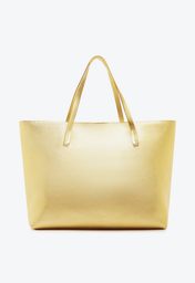 Bolsa Shopping Dourada Schutz Grande Betty Couro
