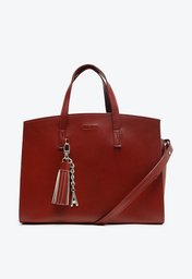 Bolsa Tote Vermelha Anacapri Barbicacho Grande