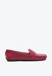 Mocassim Rosa Anacapri Clássicos Pesponto