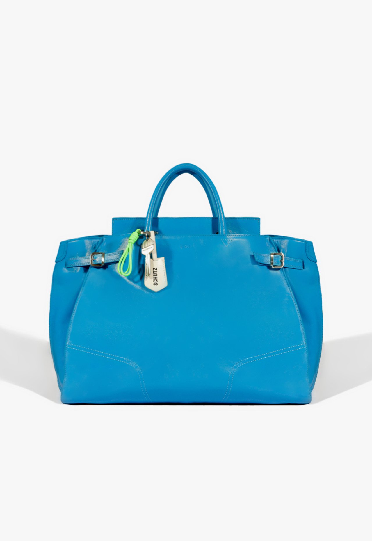 Bolsa Tote Azul Schutz Grande Heaven Couro | ZZ MALL