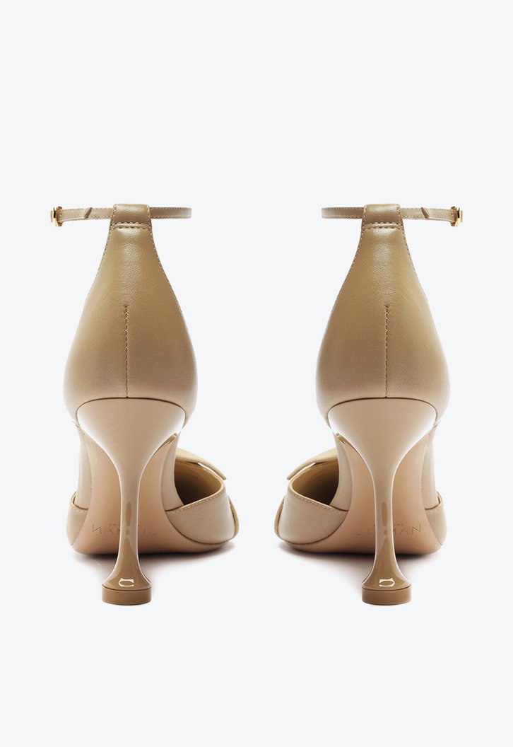 Clarita Flare Pump 85 Semolina