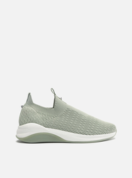 Tênis Slip On Verde Arezzo Knit Studs