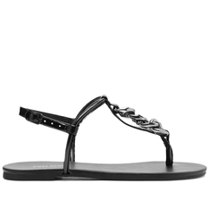 Rasteira Corrente Slim New Preta