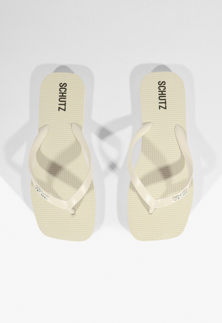 Chinelo Schutz Classic Branco