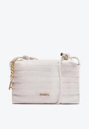 Crossobody Branca Anacapri Matelassê Horizontal Média
