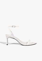 Sandália Branca Schutz Skye Leaf Mid Couro