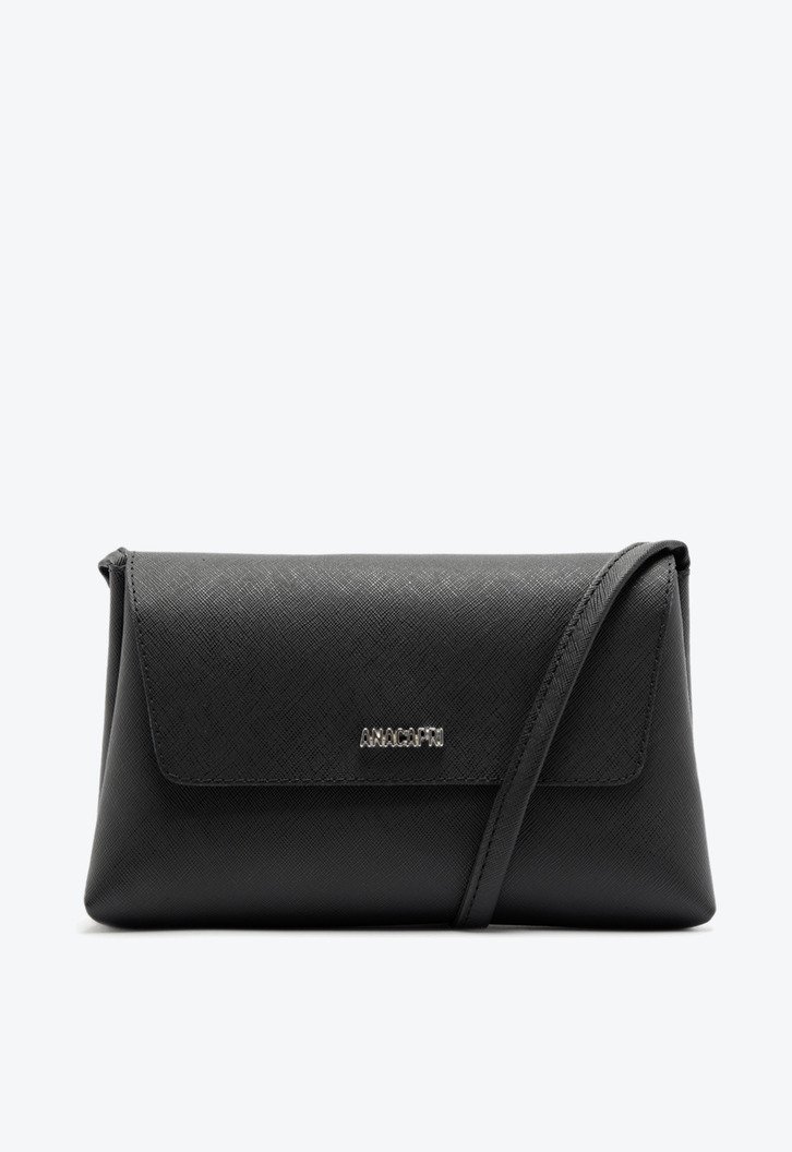 Crossbody Cinza Anacapri Aba Retangular Média