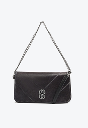 Bolsa Preta Schutz Shoulder Couro S