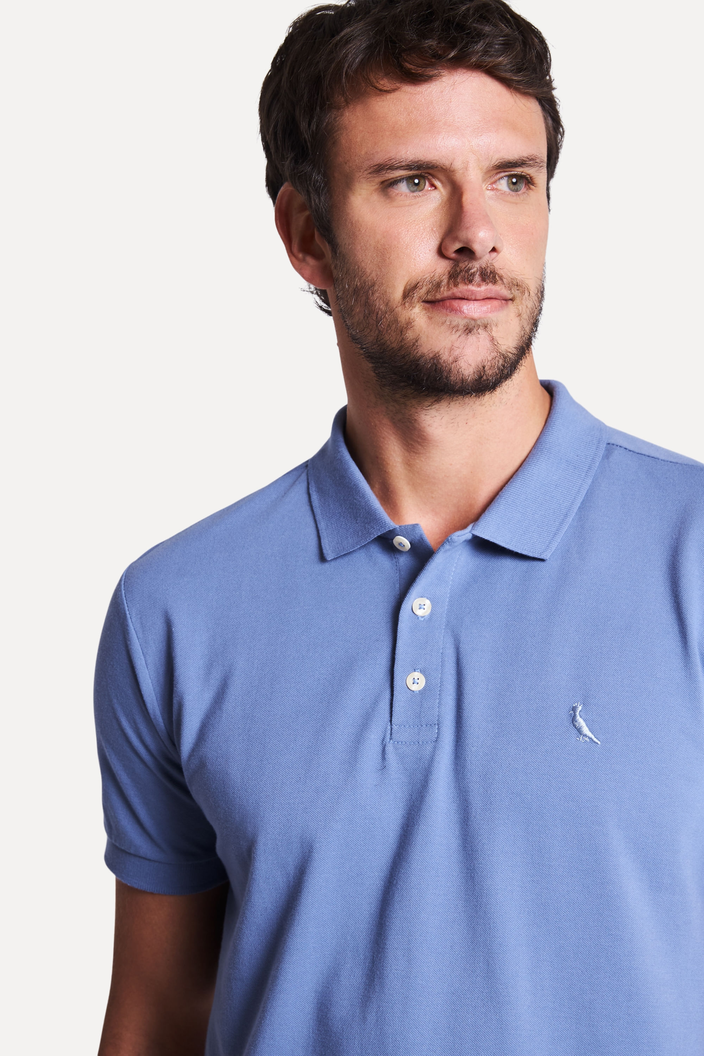 POLO AZUL RESERVA PIQUET CLASSICA