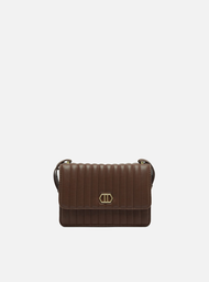 Bolsa Tiracolo Marrom Pequena