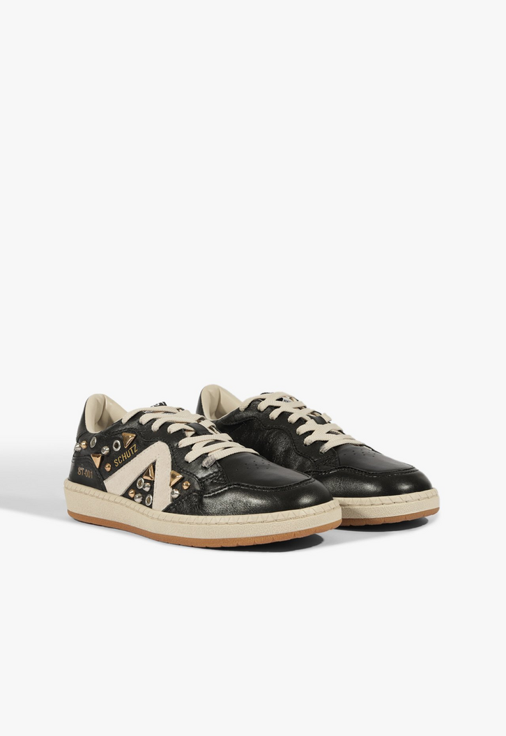 Tênis ST Couro Preto Glam