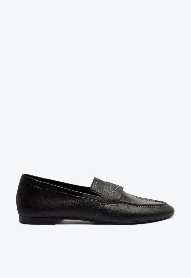 Mocassim Liso Monocolor Preto