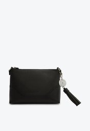 Bolsa Tiracolo Preta Anacapri Barbicacho Média