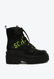 Bota Tratorada Preta Schutz Logo Couro