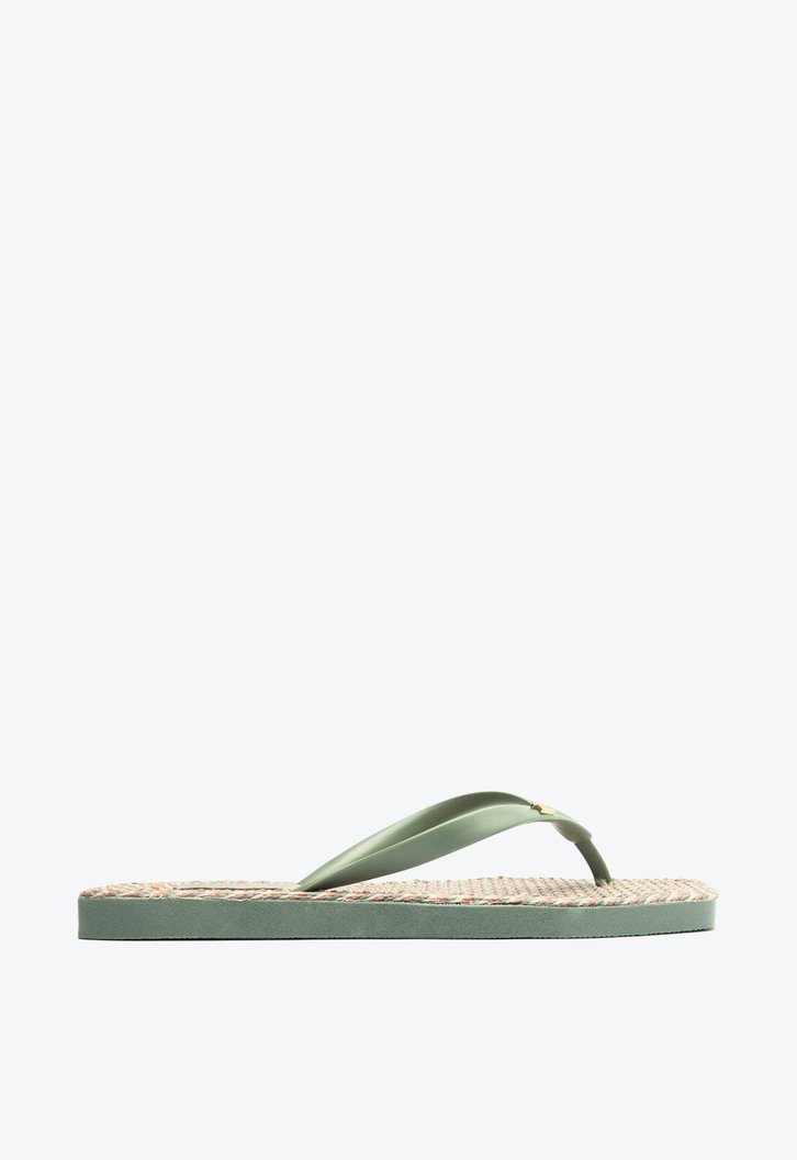 Chinelo De Dedo Verde Militar Brizza Fluo