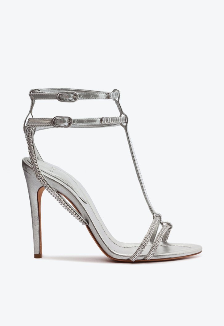 Martina Zircone Sandal 100 Silver