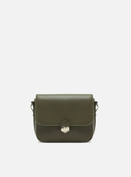 Bolsa Tiracolo Verde Arezzo Pequena
