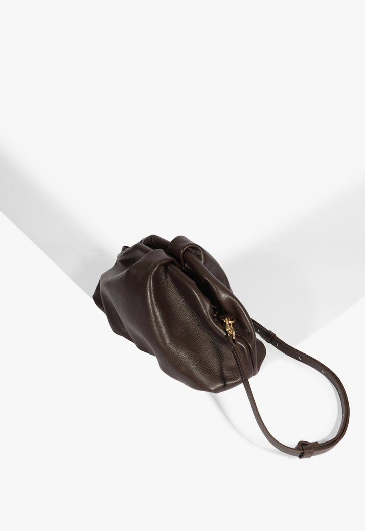 M様 Bolsa Avril Média Couro Marrom | ZZ MALL
